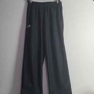 ADIDAS CLIMALITE PLAYER ID BLACK PANTS W/ LINING AND ZIPPER SIZE M